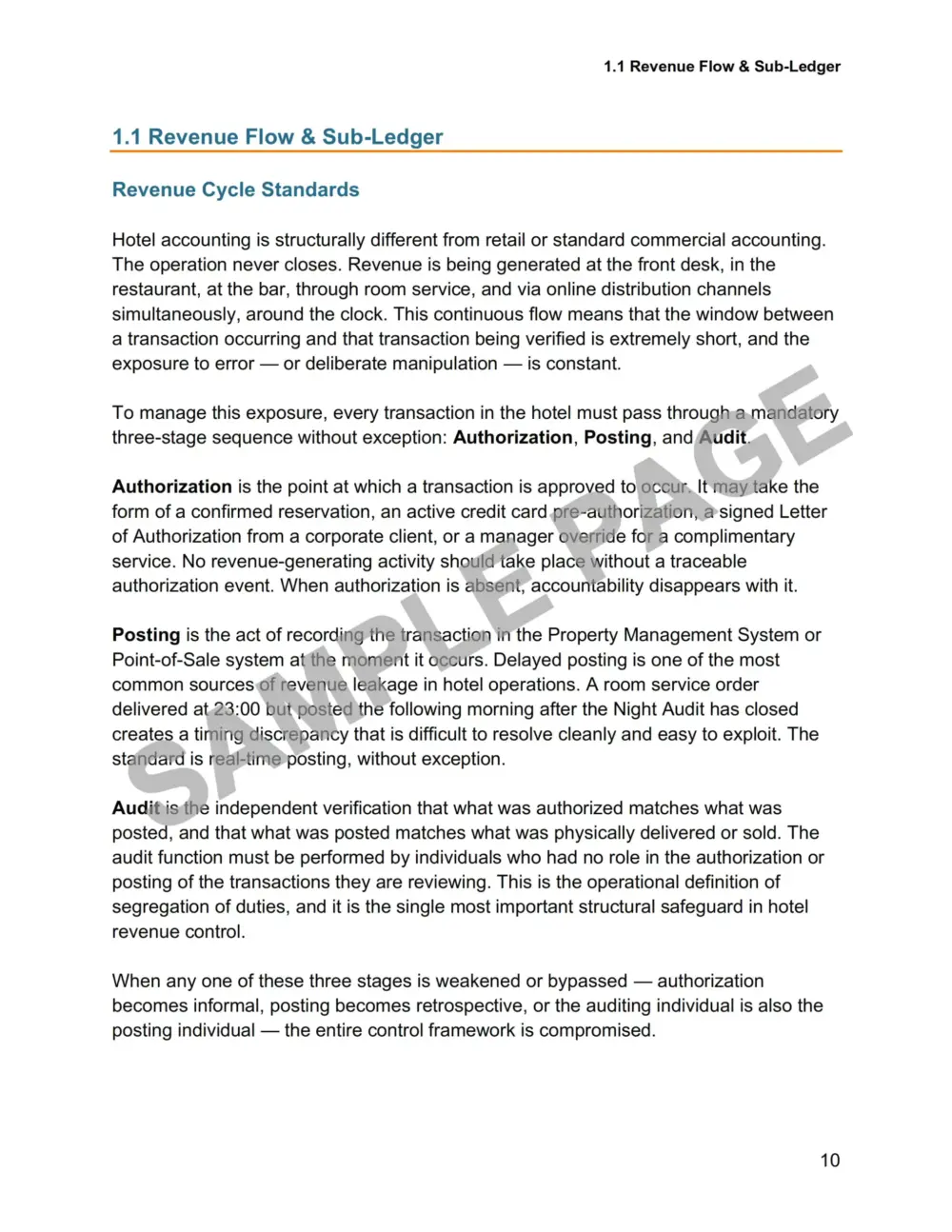 Hotel Revenue Control & Income Audit - Reference Guide + Templates